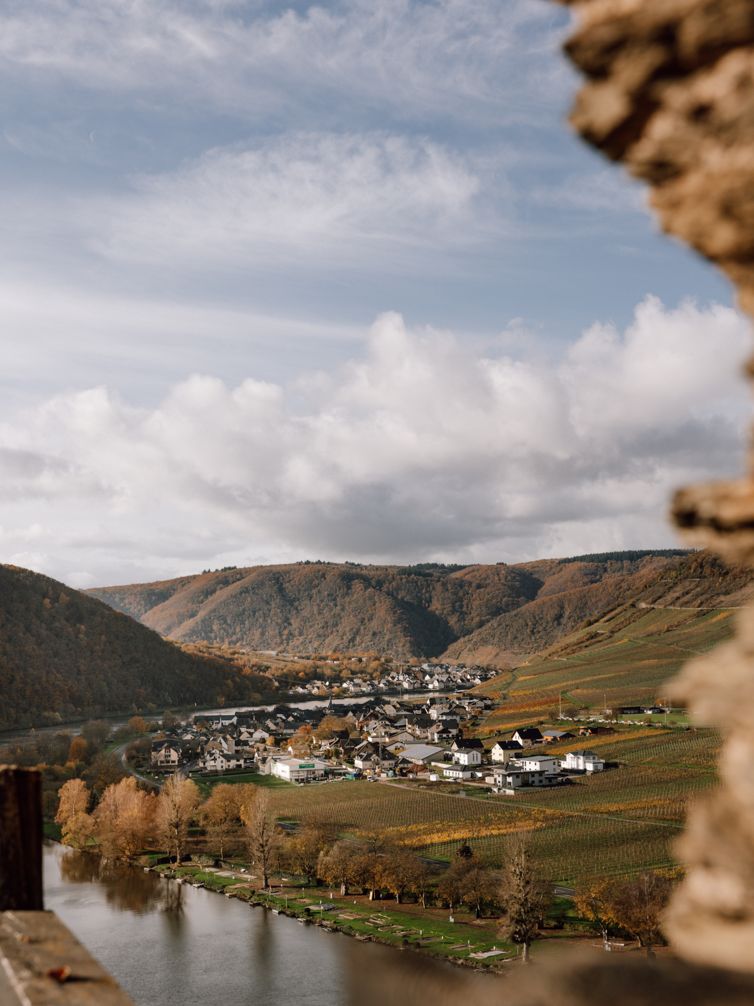 Ausblick von der Burg Metternich.
