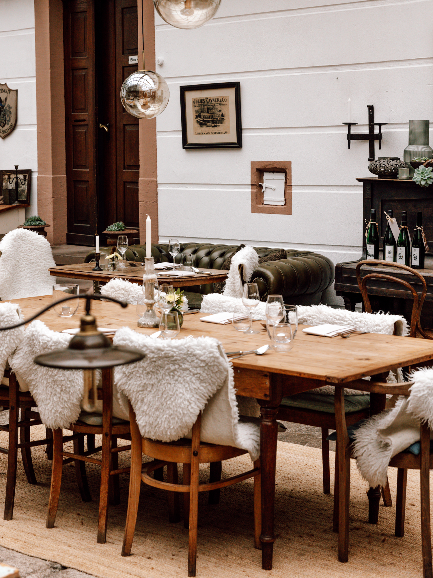 Abendessen im Restaurant „Die Graifen